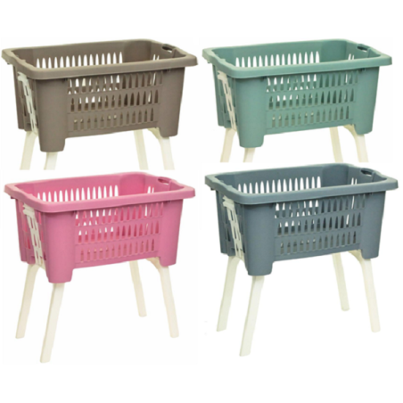 Panier à linge avec pieds 60x40x60cm