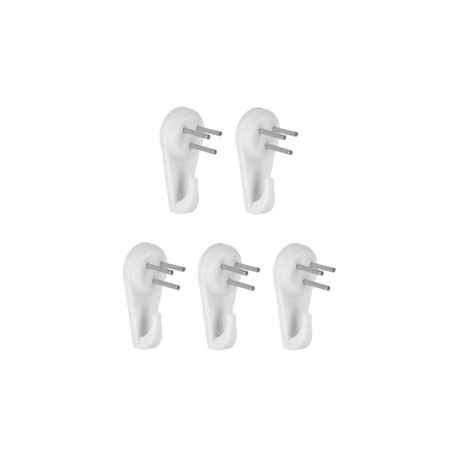 Metaltex Crochet avec clous 30x15mm 5 pièces sur carte