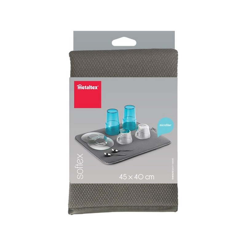 Tapis drainant en microfibre Metaltex Soflex 45x40cm