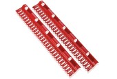 Leifheit Pegasus 2 houders voor klein wasgoed rood