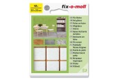 Planeur en feutre Fix-o-moll 22x22mm 48 pièces blanc