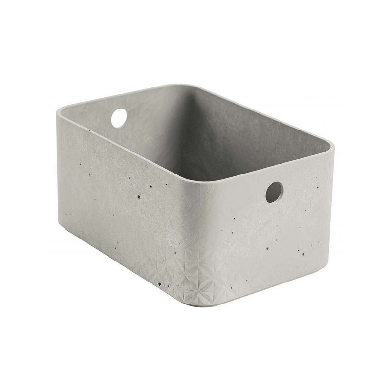 Curver Boîte de rangement en béton S 4,5 litres en plastique 24x17x12cm