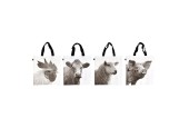 Esschert Design Bag animaux de la ferme n/b L