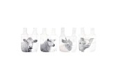 Esschert Design Sac pliable animaux de la ferme n/b