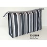 Trousse de toilette rayée 30x19x7cm
