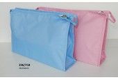 Toilettas roze of blauw 29x19x8cm