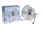 Vloer ventilator Ø30cm 50W chroom 3 snelheden
