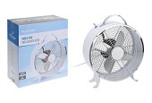 Ventilateur de table Ø26cm 25W blanc 2 vitesses