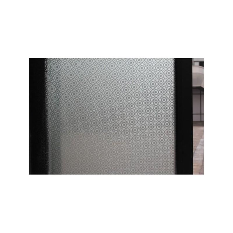 Film de fenêtre cercles anti-vue statiques 45cmx2m