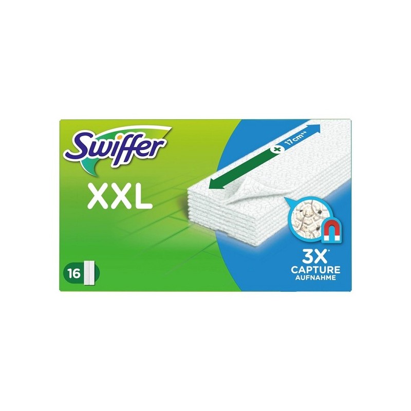 Recharge de plumeau Swiffer Sweeper XXL 16 pièces
