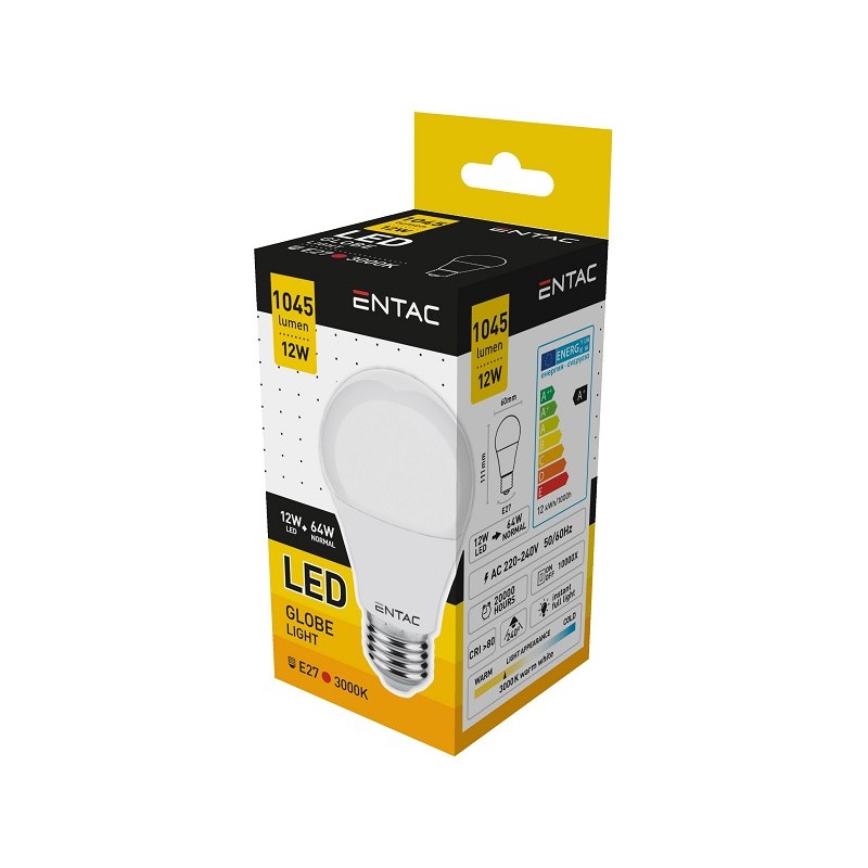 Entac LED lampen E27 1045lm 12W peer