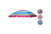 Parasol Ø143cm disponible en différentes couleurs.