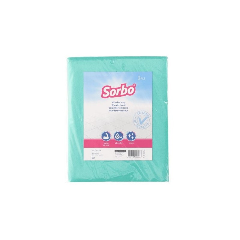 Sorbo Wonder vadrouille viscose 60x50cm vert