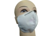 Masques bucco-nasaux FFP2 modèle KN95 avec pince-nez (lavable) en sachet zip-lock avec 10 masques certifiés