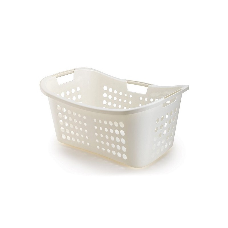 Curver Victor Panier à linge Ergo 50 litres blanc 24x39x59cm