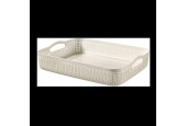 Curver panier tricot A4 4,5L 35x27x7cm blanc cassé