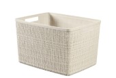 Curver Jute Mand L 20 liter Offwhite 36x28x23cm