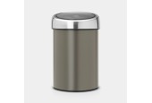 Brabantia Touch bin poubelle 3L Platine