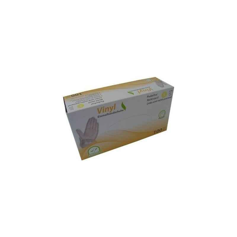 Medi-Inn® 100 Gants Vinyle Sans Poudre "Confort" L