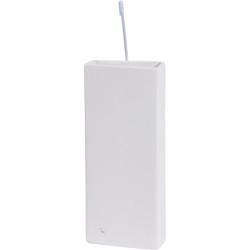 Waterverdamper porselein blanco 20x8x3,5cm