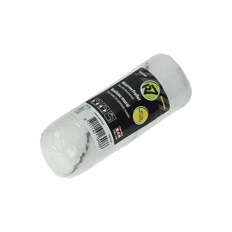 SAM Rouleau à peinture murale 12cm anti-éclaboussures