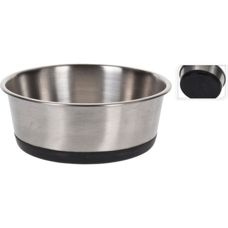 Gamelle pour chien Antidérapante en acier inoxydable Ø14x5cm