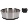 Gamelle à nourriture pour chien Antidérapante en acier inoxydable Ø16xh6cm