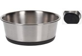 Gamelle à nourriture pour chien Antidérapante en acier inoxydable Ø16xh6cm