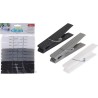 Wasknijpers kunststof 7,8x1,1cm pak a 24 stuks