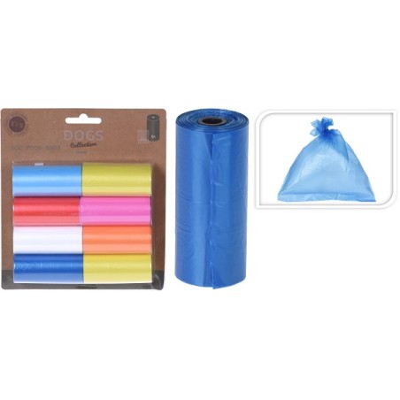 Sacs à crottes de chien 8 rouleaux de 20 pièces