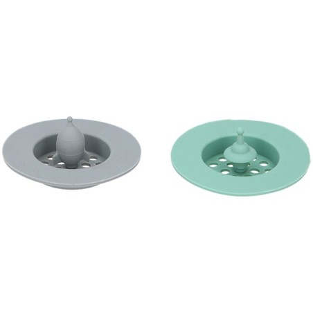 Crépine d'évier silicone 2 pièces Ø6,7cm