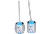 Toiletborstel met houder RVS Ø10/12,5x37cm