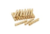 Pinces à linge Jumbo XXL bois 9,5 cm paquet de 20 pièces