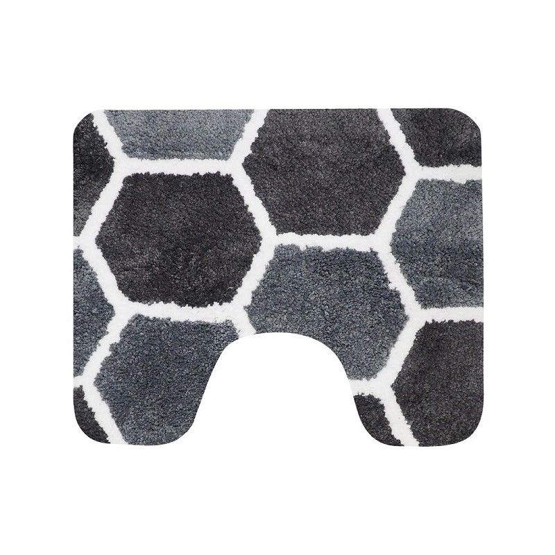 Tapis de toilette Rennes 60x50cm gris