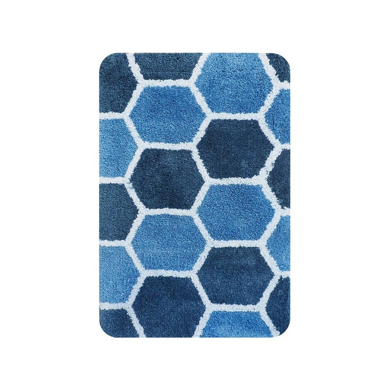 Tapis de bain Rennes 60x90cm bleu