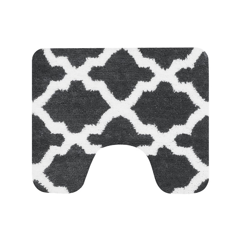 Tapis de toilette Toulon 60x50cm anthracite