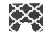 Tapis de toilette Toulon 60x50cm anthracite