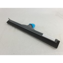 Raclette de sol en plastique avec support de manche 35cm gris/turquoise