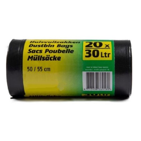 Sac poubelle Cleany 30L 20 pièces en rouleau