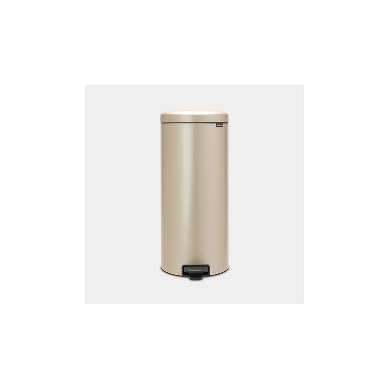 Brabantia Poubelle à Pédale newicon 30L Or Métallisé