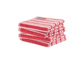 DDDDD Torchon Classic Clean pack de 4 pièces 30x30cm rouge