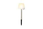 Lampe de jardin solaire Milky LED 28cm blanc chaud