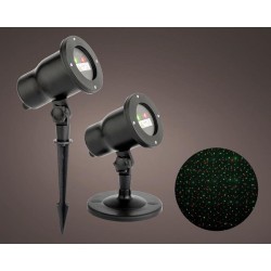 Projecteur laser LED Lumineo à effet rotatif 13,5x10cm