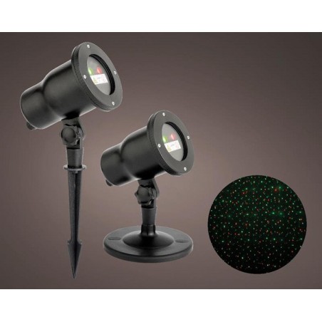 Projecteur laser LED Lumineo à effet rotatif 13,5x10cm