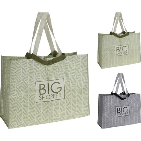 Boodschappentas 58x40x18cm met tekst Big Shopper