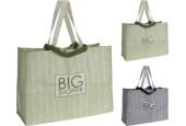 Sac shopping 58x40x18cm avec texte Big Shopper