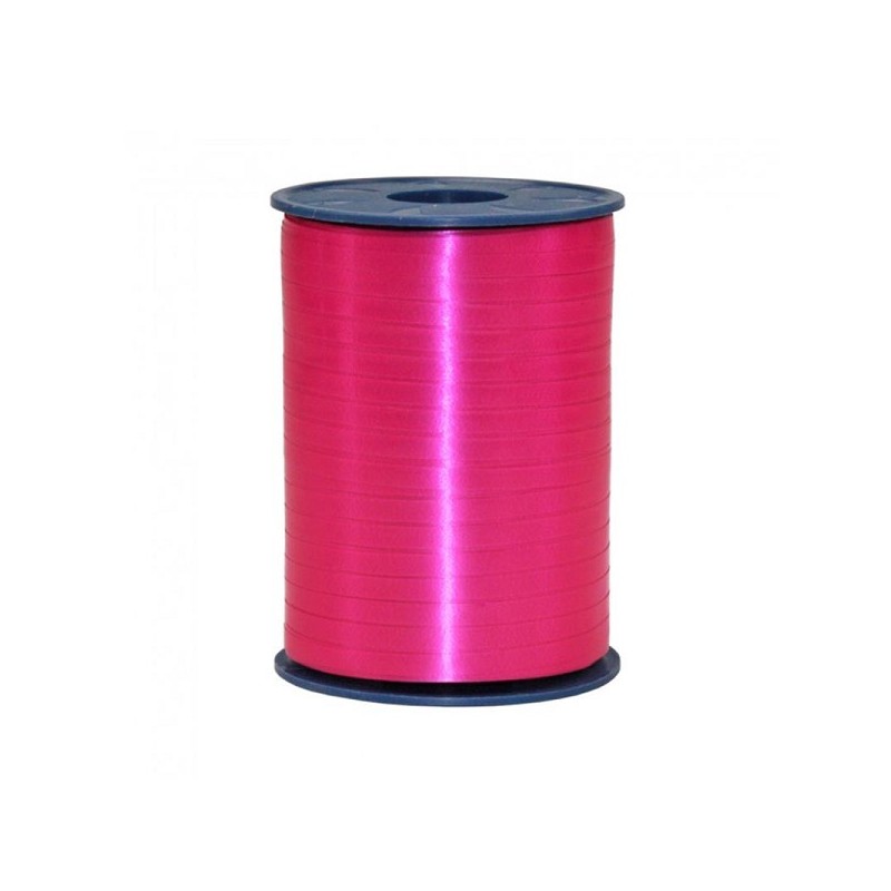 Ruban à friser 500mx5mm rose vif