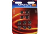 Grundig Piles bouton 10 pièces sur carte (6xCR2032,2xCR2025,2xCR2016)