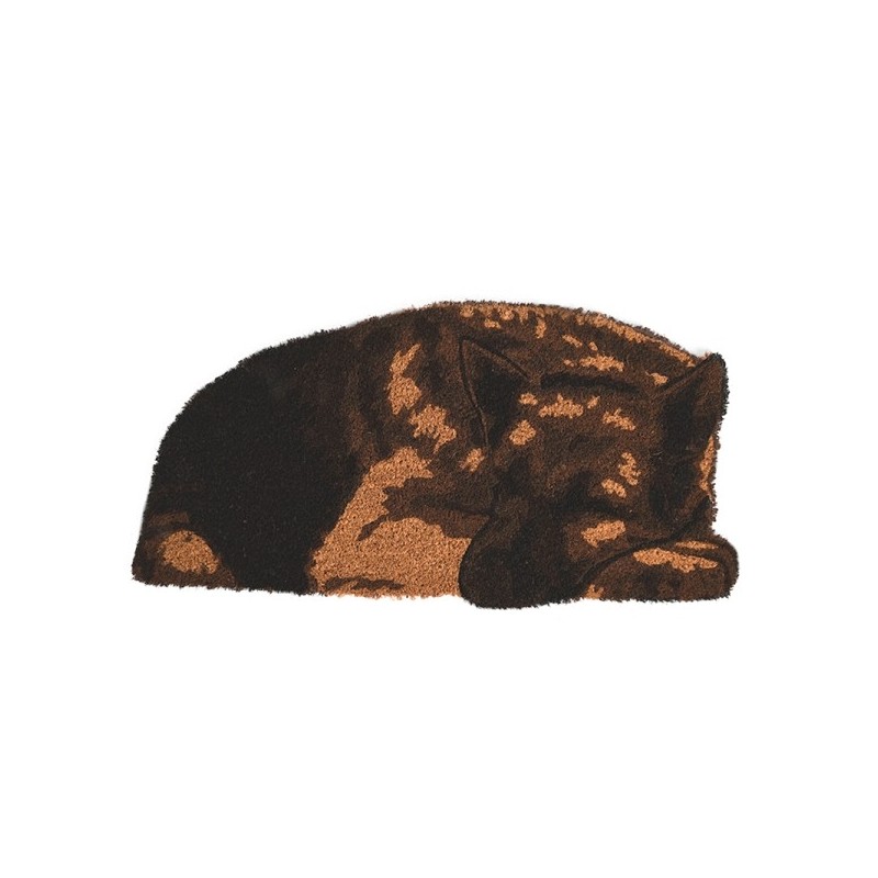 Esschert Design Tapis de noix de coco Watchdog 37,2x74,5xh1,7cm