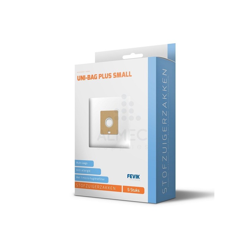 Fevik Sacs d'aspirateur Uni-bag Plus petit paquet de 5 pièces